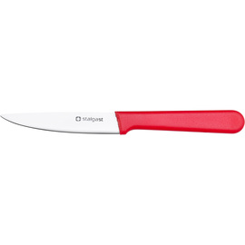 Stalgast Schälmesser, HACCP, Griff rot, Edelstahlklinge 9 cm Produktbild