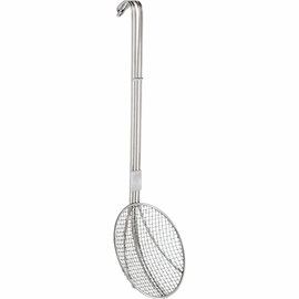 Back- / Frittierlöffel aus Chromstahl, Ø 16 cm, Stiellänge 47 cm Produktbild