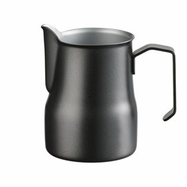 Milchkännchen aus Edelstahl, emailliert, schwarz, 0,35 L Produktbild