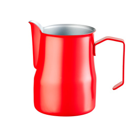 Milchkännchen aus Edelstahl, emailliert, rot, 0,35 L Produktbild