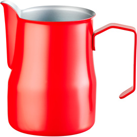 Milchkännchen aus Edelstahl, emailliert, rot, 0,45 L Produktbild