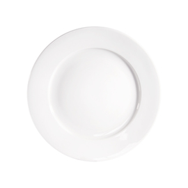 Flacher Teller, reinweißes Hotelporzellan, Serie Isabell, Ø 240 mm Produktbild 2 S