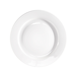 Flacher Teller, reinweißes Hotelporzellan, Serie Isabell, Ø 250 mm Produktbild