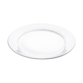 Flacher Teller, reinweißes Hotelporzellan, Serie Isabell, Ø 260 mm Produktbild