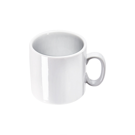 Becher mit Henkel, stapelbar, reinweißes Hotelporzellan, Serie Isabell, 320 ml Produktbild