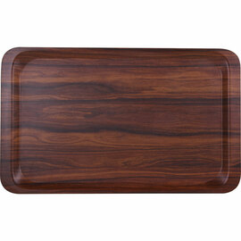 Tablett, laminiert, Farbe Mahagoni, 530x370 mm (BxT) Produktbild