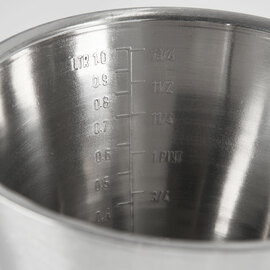 Messkanne aus Edelstahl, 1 Liter Produktbild 2 S