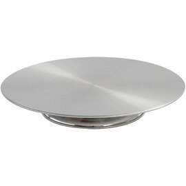 Tortenplatte auf Fuß, drehbar, Ø 33 cm, Höhe 4,5 cm Produktbild