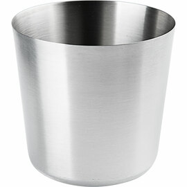 Servier-Becher Edelstahl Ø 88 mm, Höhe 85 mm, satiniert Produktbild