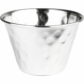 Dip-Schale Edelstahl, Hammerschlagoptik  Ø 72 mm, 120 ml Produktbild