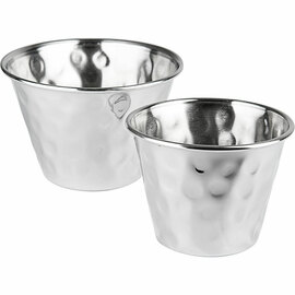 Dip-Schale Edelstahl, Hammerschlagoptik  Ø 72 mm, 120 ml Produktbild 2 S