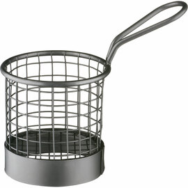Servier-Frittierkorb rund, Ø 80 mm, schwarz Produktbild