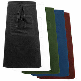Nino Cucino Bistroschürze mit Tasche, schwarz, L. 70 cm Produktbild