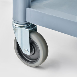 Servierwagen aus Kunststoff, mit drei Borden, 860 x 425 x 910 mm (BxTxH) Produktbild 5 S