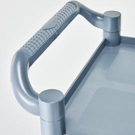 Servierwagen aus Kunststoff, mit drei Borden, 860 x 425 x 910 mm (BxTxH) Produktbild 3 S
