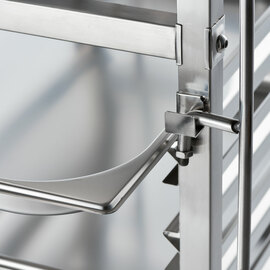Tablettwagen aus Edelstahl, passend für 14 x GN 1/1, 380 x 550 x 1735 mm (BxTxH) Produktbild 2 S