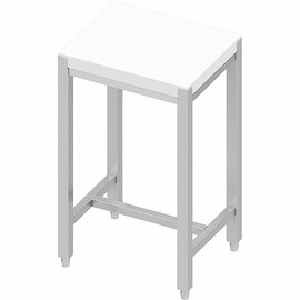 Hackblock aus aus Polyethylen mit Untergestell, Abmessung 50 x 40 x 85 cm Produktbild