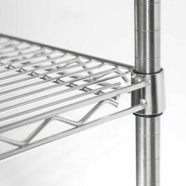Lagerregal aus Chromstahl 1060x610x1800 mm (BxTxH) Produktbild 2 S