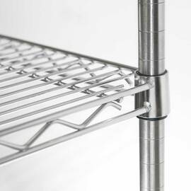 Lagerregal aus Chromstahl1220x610x1800 mm (BxTxH) Produktbild 2 S