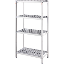 Lagerregal aus Aluminium, 900x460x1680 mm (BxTxH) Produktbild