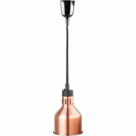 Wärmelampe zur Deckenbefestigung, bronze, 0,25 kW, Ø 173 mm Produktbild