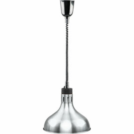 Wärmelampe zur Deckenbefestigung, silber, 0,25 kW, Ø 290 mm Produktbild