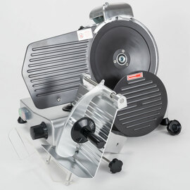 Aufschnittmaschine mit antihaftbeschichteter Anschlagplatte und Messer 220 mm Ø Produktbild 5 S