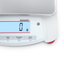 Portable Mehrzweckwaage Ohaus Navigator, 240x250x74 mm (BxTxH), Wägebereich bis 3,2 kg, Teilung 1 g Produktbild 4 S
