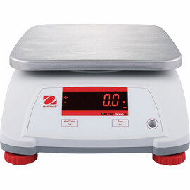 Wasserdichte Premium-Waage, Kapazität 6 kg, Teilung 2 g, 256x280x121 mm (BxTxH) Produktbild 3 S