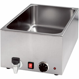 Bain-Marie mit Ablasshahn GN1/1 200 mm Höhe Produktbild