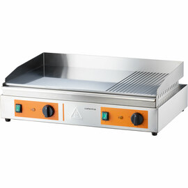 Griddleplatte CATERINA, 720x460x240 mm, 2/3 glatt und 1/3 gerillt, 3,5 kW 230 V Produktbild