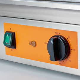 Griddleplatte CATERINA, 720x460x240 mm, 2/3 glatt und 1/3 gerillt, 3,5 kW 230 V Produktbild 4 S