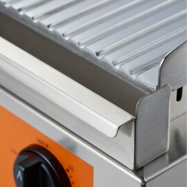 Griddleplatte CATERINA, 720x460x240 mm, 2/3 glatt und 1/3 gerillt, 3,5 kW 230 V Produktbild 2 S