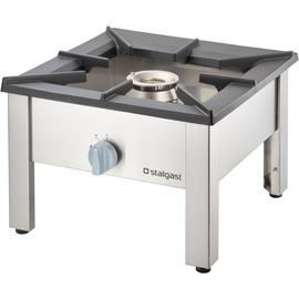 Gas-Hockerkocher Top Power 14kW, mit Edelstahl Topfauflage, G20, 567x567x413 mm Produktbild 2 S