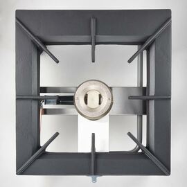 Gas-Hockerkocher Top Power 11kW, mit Edelstahl Topfauflage, G30, 567x567x413 mm Produktbild 6 S