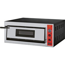 GGF Pizzaofen mit einer Kammer für 4 Pizzen à 360 mm, Vollschamott, 5 kW, 1010 x 850 x 420 mm (BxTxH) Produktbild