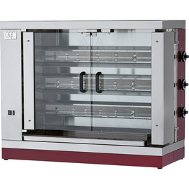 Gas-Hähnchengrill mit 3 Spießen, 1110x480x920 mm, 17 kW Produktbild