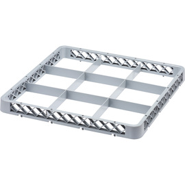 Aufsatzrand für Spülkorb 500x500 mm, 9 Fächer Produktbild
