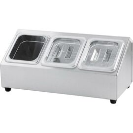 Ständer für Gastronormbehälter - 3 x GN 1/6 (150 mm) Produktbild