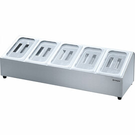 Ständer für Gastronormbehälter - 5 x GN 1/4 (150 mm) Produktbild