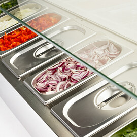 Starline Doppeltür-Kühlschrank mit Rädern, GN 2/1 Produktbild 5 S