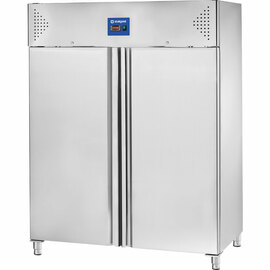 Doppeltür-Tiefkühlschrank, Edelstahl, GN 2/1, 1480x830x2010 mm (BxTxH), 0,44 kW Produktbild