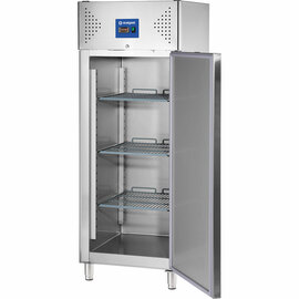 Edelstahl-Tiefkühlschrank, GN 2/1, 740x810x2010 mm (BxTxH), 0,48 kW Produktbild 7 S