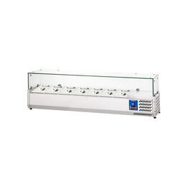 STARLINE Kühlaufsatzvitrine, 7x GN 1/4, 1500x335x440 mm (BxTxH) Produktbild