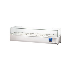 STARLINE Kühlaufsatzvitrine, 7x GN 1/3, 1600x395x440 mm (BxTxH) Produktbild