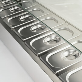 STARLINE Kühlaufsatzvitrine, 9x GN 1/3, 2000x395x440 mm (BxTxH) Produktbild 2 S