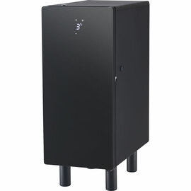 Milchkühlschrank, schwarz, mit Temperaturanzeige, 240x470x610 mm (BxTxH), 0,065 kW Produktbild