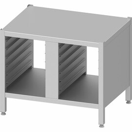 Kombidämpfer Untergestell, zweiseitig geschlossen, mit GN-Einschüben 862x637x699 mm (BxTxH) Produktbild