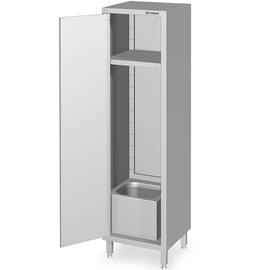 Hochschrank mit Spülbecken für Reinigungsutensilien, 500x500x2000 mm, verschweißt Produktbild 2 S