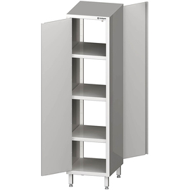 Durchreiche-Hochschrank mit Flügeltür, 400x600x2000 mm, verschweißt Produktbild
